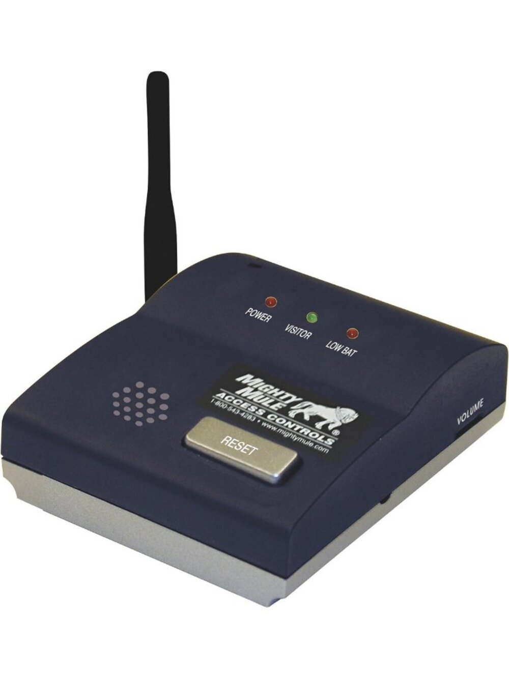 Wireless Driveway Alarm Base Station - Outdoor Motion Detector Compatible, Black